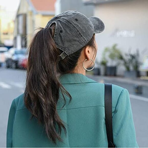 Vintage Distressed Baseball Cap Unisex Adjustable Retro Golf Hat Classic Style - Picture 6 of 7